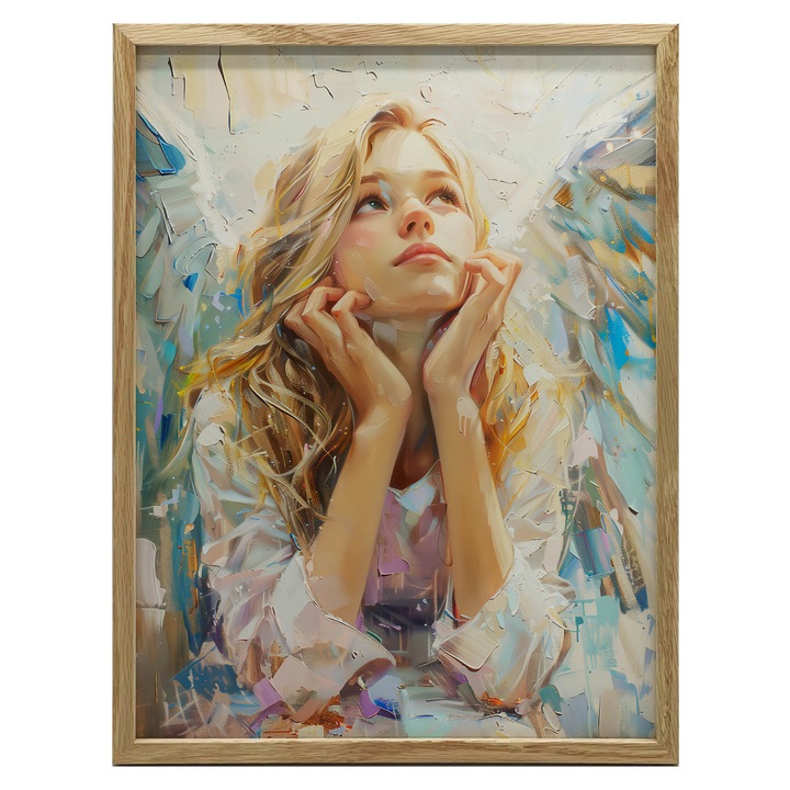 Plakat "Niebianskie Refleksje", 50x70 cm, mat, decorativ pentru camera copilului sau meditatie