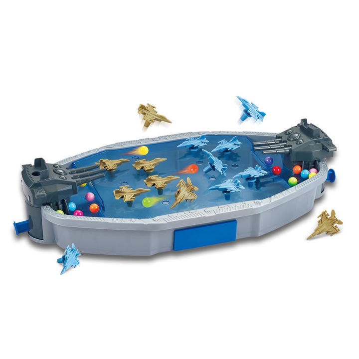 Joc interactiv Battleship cu avioane de vânătoare, 41.3x25.8x6.5cm, pentru băieți, 6 ani