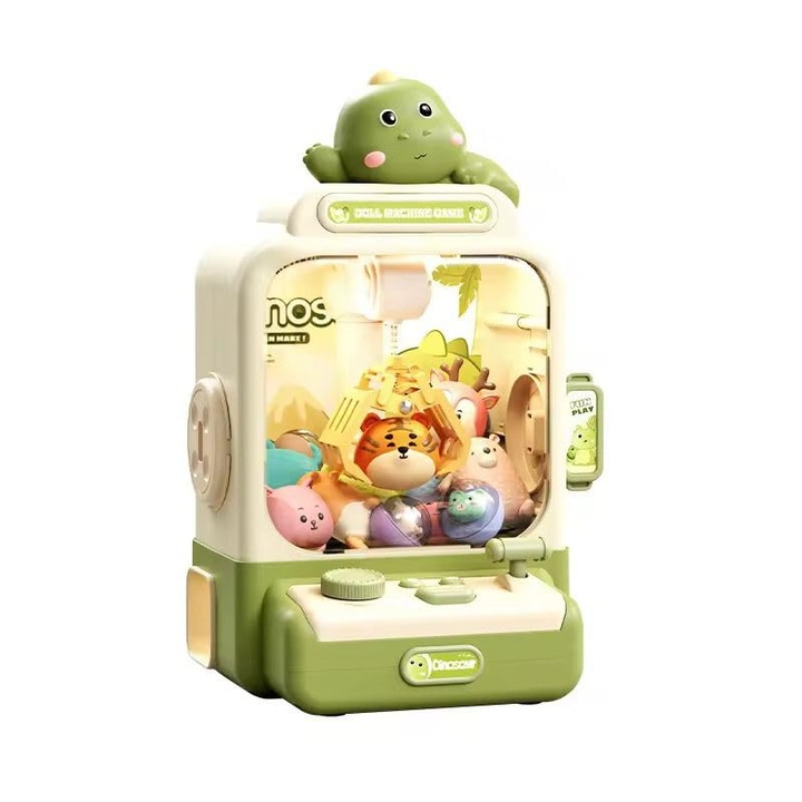 Joc interactiv Gheara Dinozaurului, dimensiuni 20x15.7x30cm, pentru 3-8 ani, culori vesele