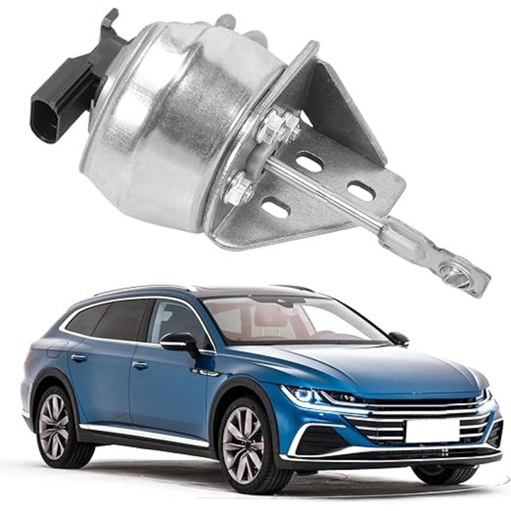Actuator turbina + suport vacuum, 1.6 TDI, metal rezistent, pentru VW Golf 7, Audi A3 8V, Seat Leon, Skoda Octavia
