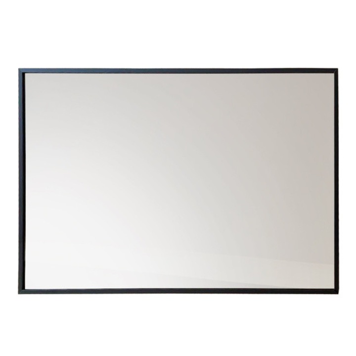 Oglinda dreptunghiulara suspendata AXION, 60 x 40 cm, neagra
