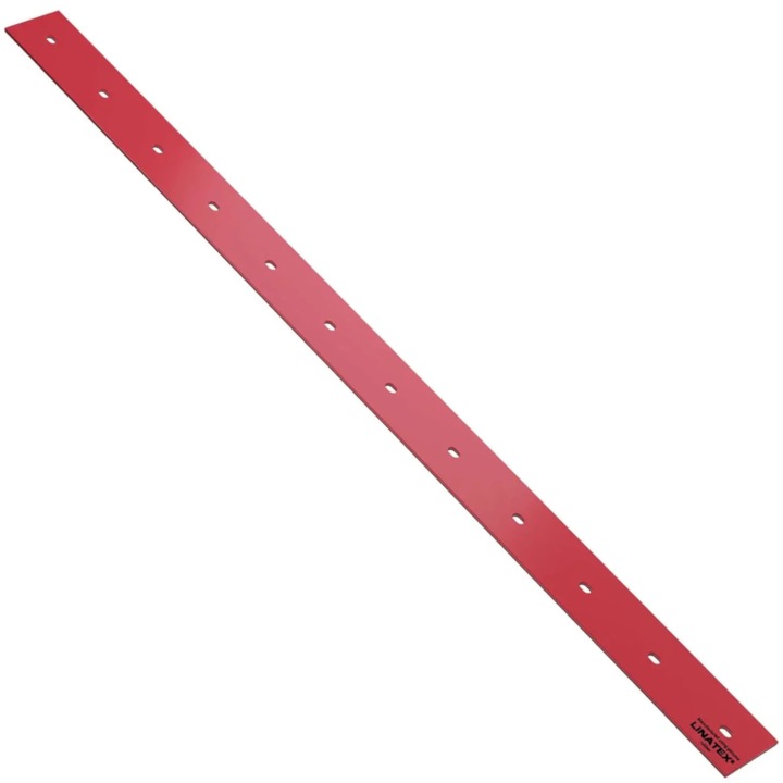 Racleta stergatoare pentru masina de spalat pardoseli Ulsonix, model TOPCLEAN BR82, rosie, 82x4.8cm