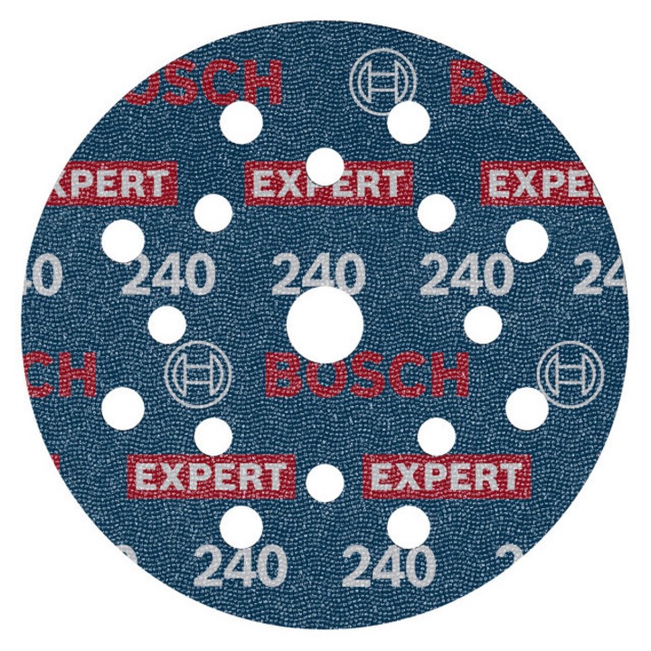 BOSCH EXPERT O780 Foil Tépőzáras csiszolótárcsa 125 mm / P240 kerámiaszemcsés (6 db)
