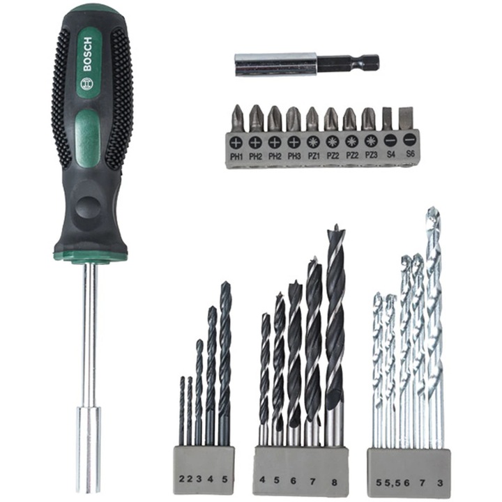 Set 27 accesorii BOSCH 2607017201, 25mm