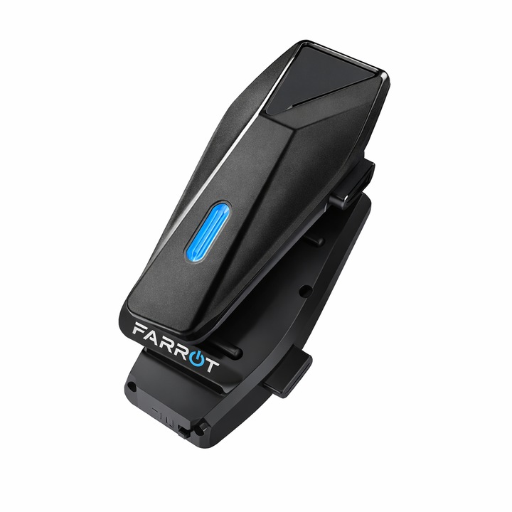 Intercom moto Farrot Rider PRO+ S2, Bluetooth 5.4, tehnologie Mesh, IPX7, 2-8 utilizatori