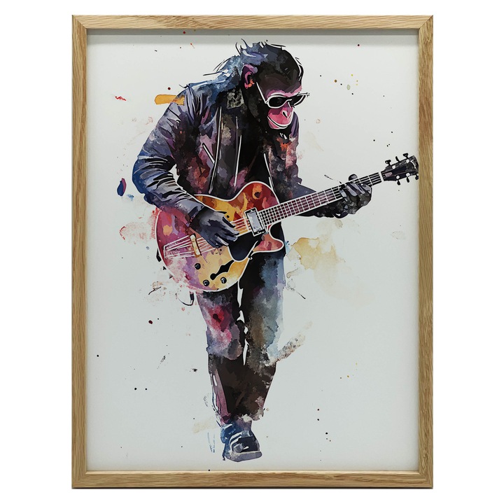 Tablou 40x50cm, rama aurie, 230 gsm