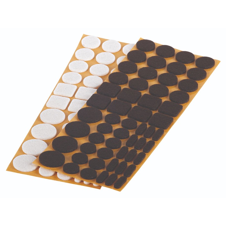 Set pasle, 110 bucati, alb/maro