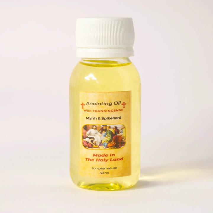 Ulei Premium Parfumat de Ungere cu Tamaie, Smirna si Nard 50 ml – Tara Sfanta