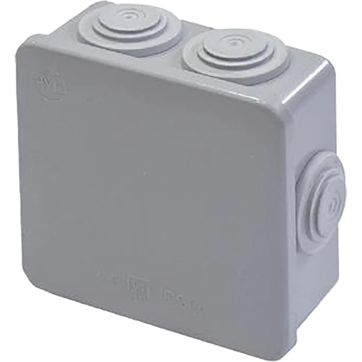 Doza Diall, 6.5x4x6.5cm, IP55, gri