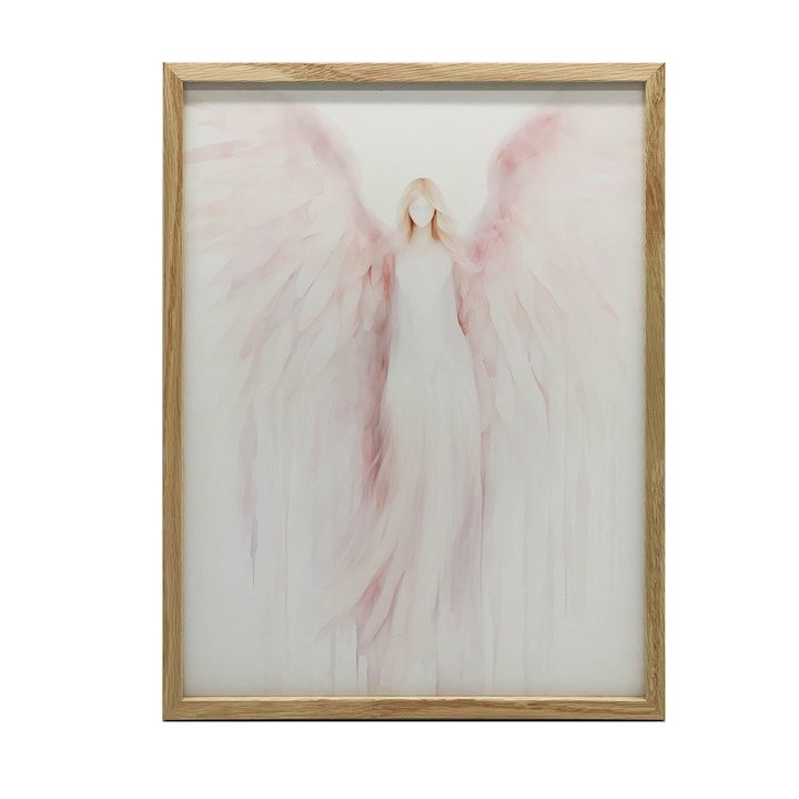 Tablou, 30x40 cm, inger roz