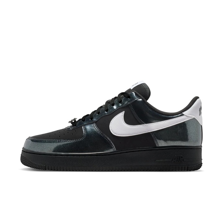 Pantofi sport Nike Air Force 1 '07 LV8, piele naturală, negru, mărime 40.5 EU