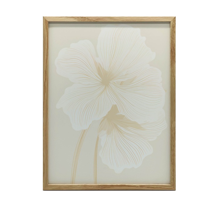 Tablou Eteryczne flori, 30x40 cm, fara rama, panza premium pe sasiu