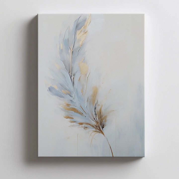 Tablou, 30x40cm, rama din lemn maro inchis, hartie mata 230 gsm