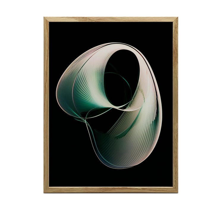 Плакат Хармония от цветове в тъмното, 70x100 см, мат, многоцветен