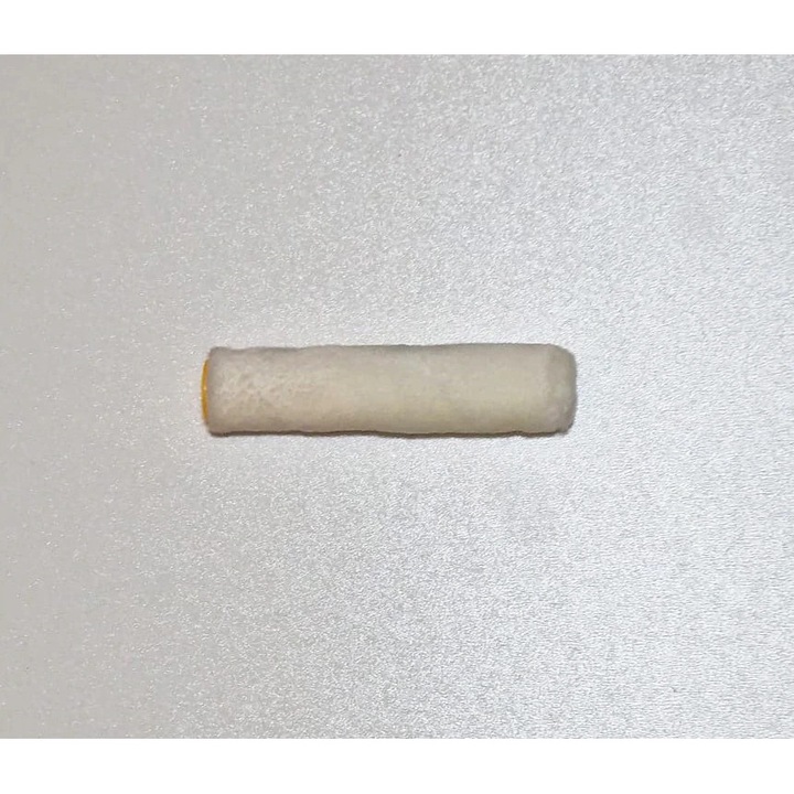 Валяк за боядисване, 10 см, сплетен полиакрил, бял