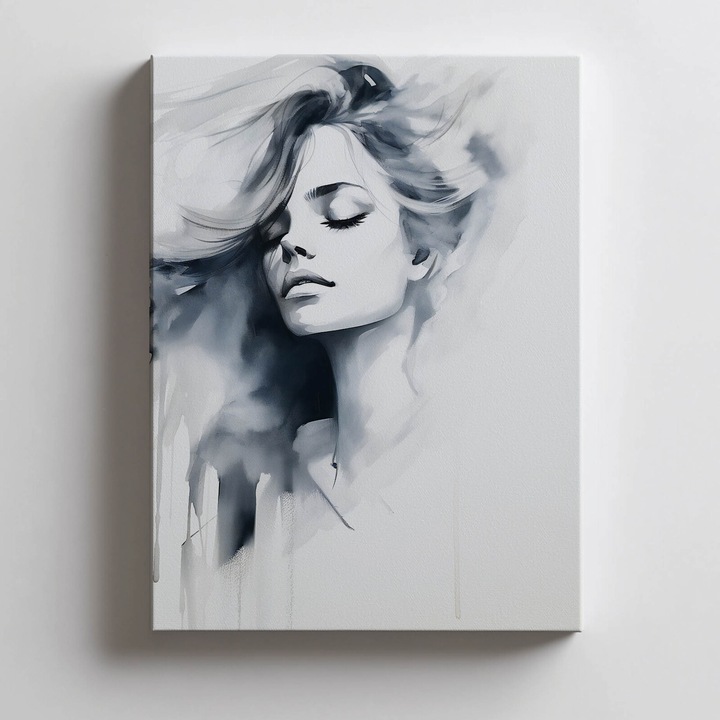 Картина, 30x40 см, тъмнокафява дървена рамка, матова хартия 230 gsm