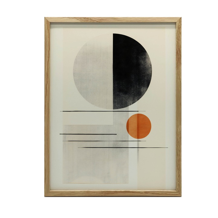 Табло Геометрична Абстракция, 40x50см, без рамка, матова хартия 230 гр/кв.м