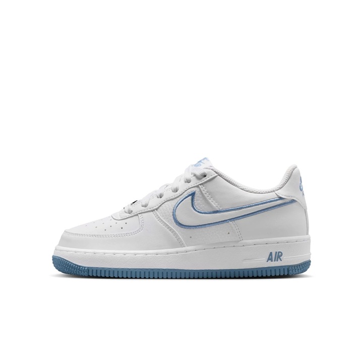 Pantofi Sport Nike Air Force 1 Gs, Alb