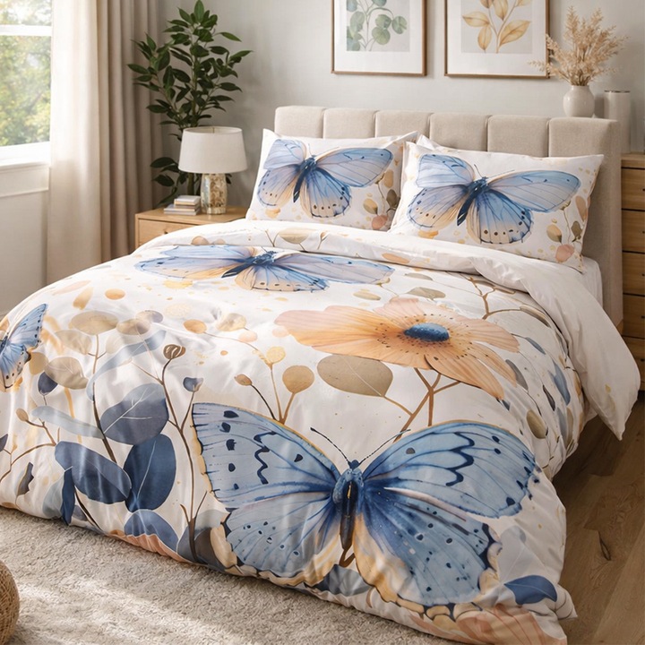 Ágyneműgarnitúra, Darymex, SATYNLOVE PREMIUM, 100% pamut, 160x200cm, 2x70x80cm