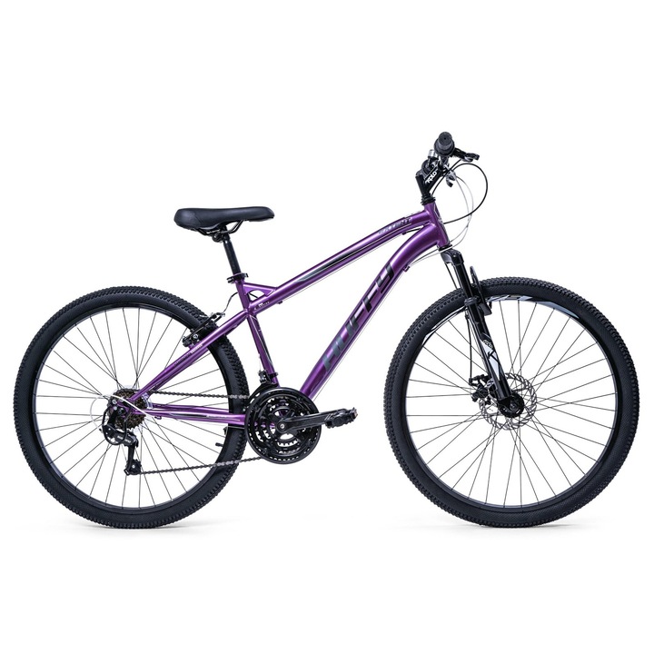 Bicicleta copii Huffy Extent 27,5", 18 viteze, design atragator, culoare mov