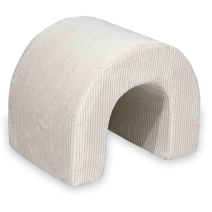 Tunel de joaca din spuma Mimii, bej, 45x60x30cm