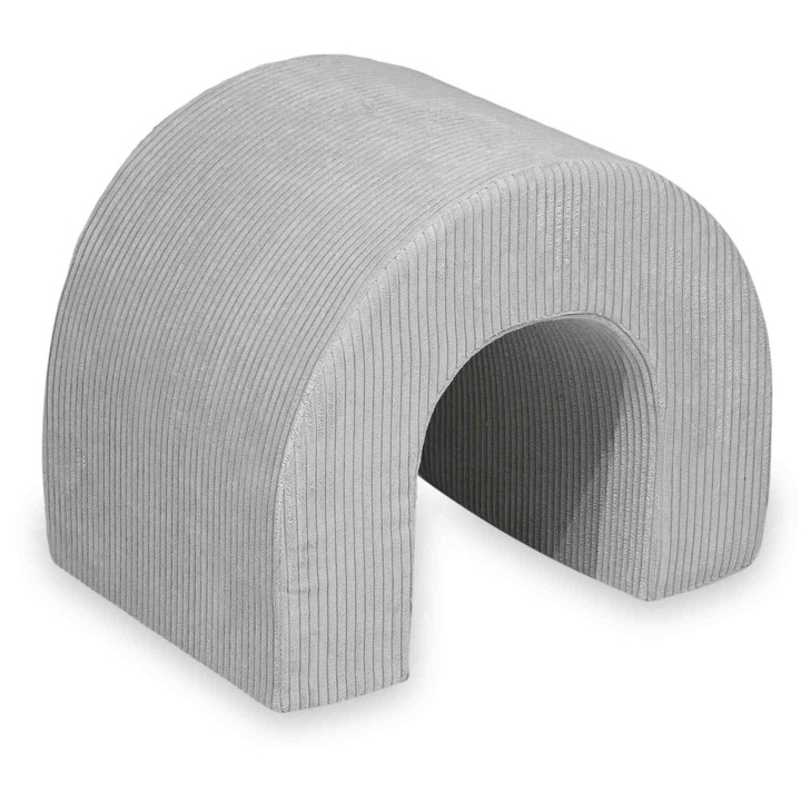 Tunel de joaca din spuma Mimii, gri, 45x60x30cm