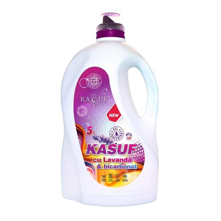 Detergent KASUF cu Lavanda si Bicarbonat 5L