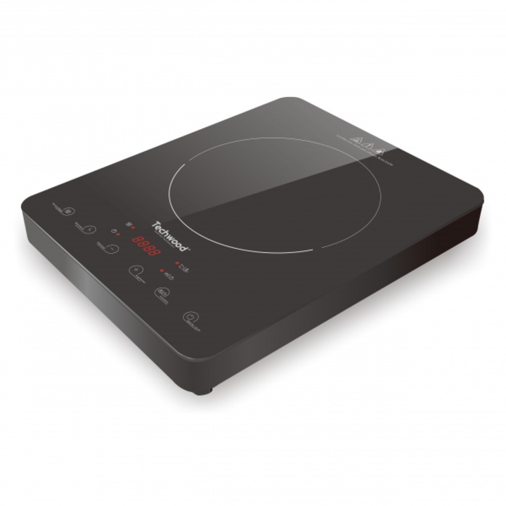 Plita cu inductie ETA Indukta 0111 90000, 1800 W, 10 niveluri de incalzire, timer, Negru