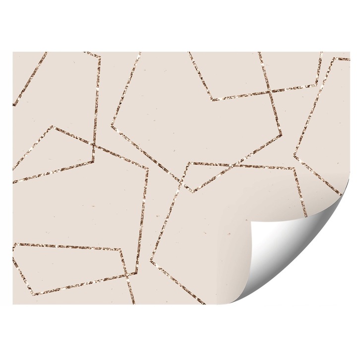 Fotótapéta mintával és csillámmal, 250x175cm, könnyű felszerelés, élénk színek