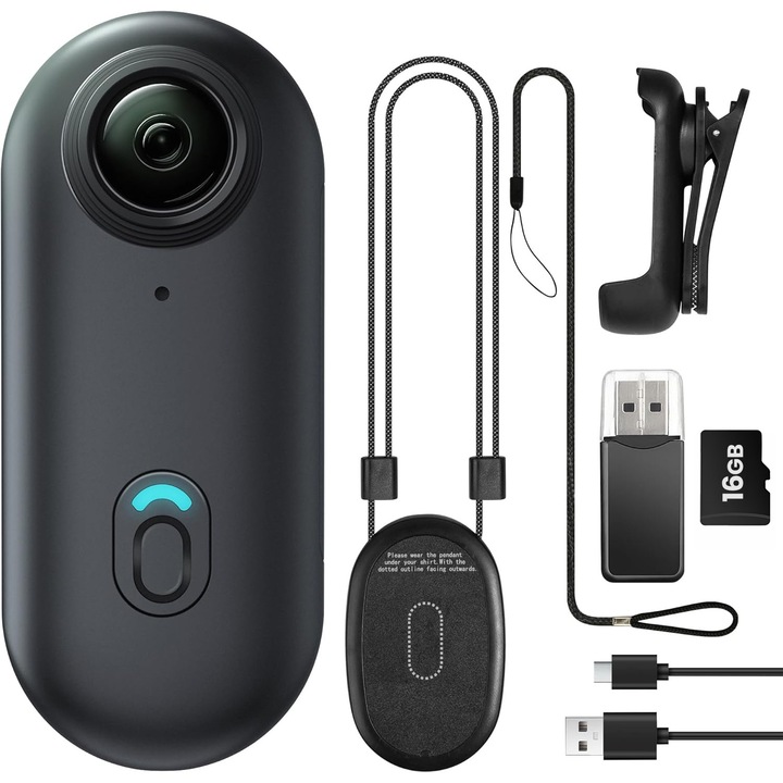 Екшън камера Technovici 1080P Full HD, водоустойчива 30м, ъгъл 120, 50гр, пълен комплект