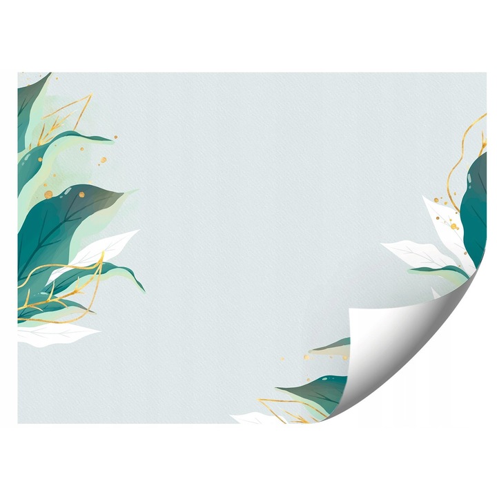 Fototapeta, 368x254cm, design natural cu folie aurie, montaj usor, rezistent la UV