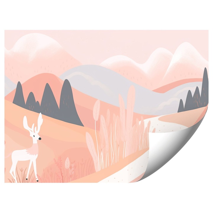 Fotótapéta táj, 294x260cm, élénk színek, UV-álló, egyszerű szerelés