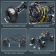 Set de constructie Mould King 18018 Lightning Buggy RC – 515 piese, Model Off-Road Teleghidat cu Telecomanda 2.4GHz si APP Control