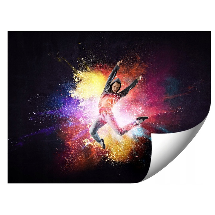 Gyerekszoba fotótapéta, 294x260cm, élénk színek, könnyű felszerelés