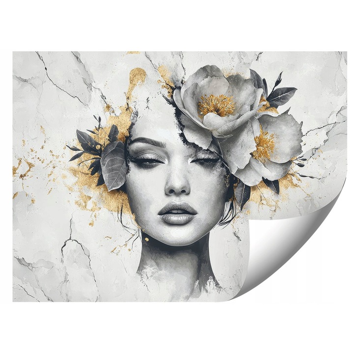 Fotótapéta flíz alapon, márvány design, 300x210cm, élénk színek, UV-álló