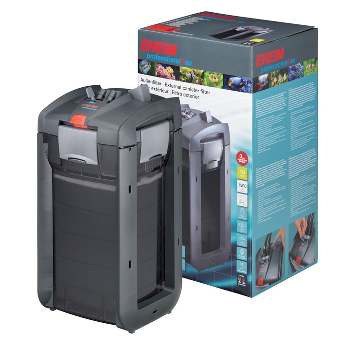 Filtru extern EHEIM professionel 4 800, capacitate mare, eficienta ridicata, multicolor, 2277010