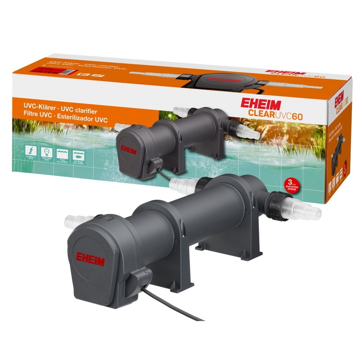 Sterilizator za akvarium EHEIM CLEAR UVC 60, efikasen, niska konsumatsiya na energiya, 5304_CLEARUVC