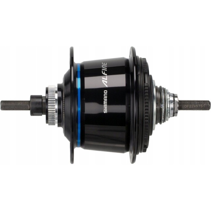 Butuc Shimano Alfine SG-S7051-8 Di2 8 viteze, 32 gauri, OLD 135 mm, Center Lock – negru