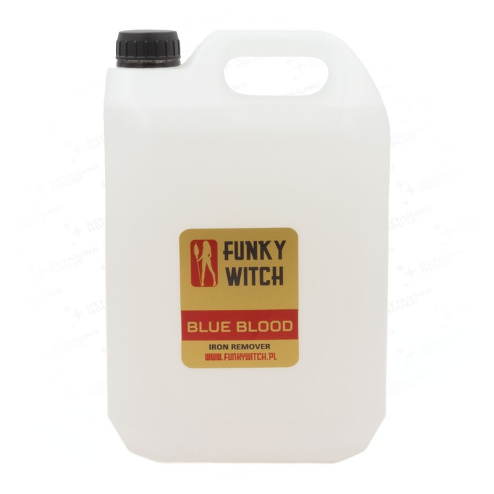 Funky Witch Blue Blood Remover 5L - produs curatare exterior auto, indeparteaza impuritatile metalice, consistenta gel, fara atomizator