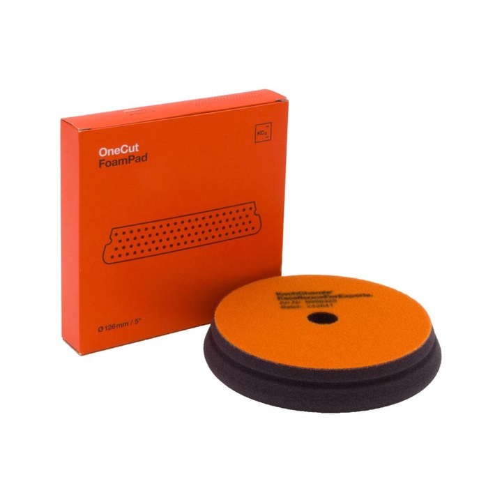Burete de polisat Koch Chemie One Cut, medie duritate, portocaliu, 126mm