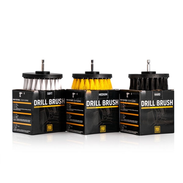 Perie de curatare Work Stuff 3 bucati - pentru tapiterie, covoare, 10cm