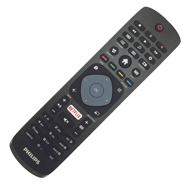 Telecomanda YKF406-003 originala pentru LED PHILIPS 4K cu Netflix 398GR08BE