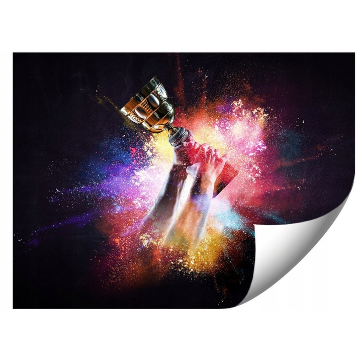 Gyerektapéta, 368x254 cm, élénk színek, könnyű felszerelés