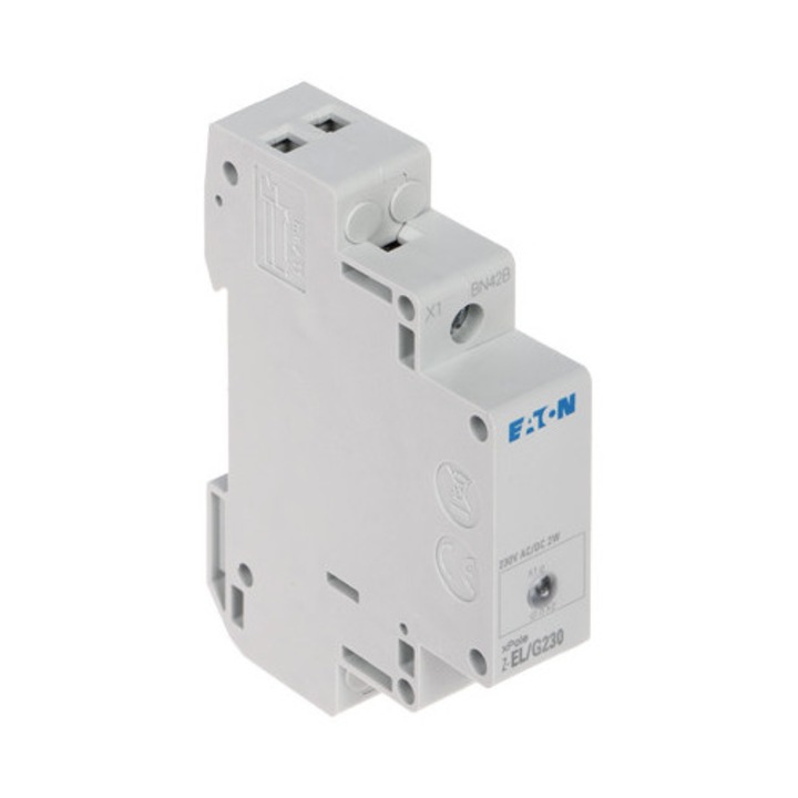 LED jelzőlámpa, Eaton, 230V, DIN sínre szerelhető