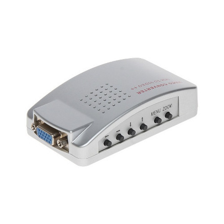 Конвертор VGA-Video AX-2560, VGA вход, композитен видео изход, S-Video