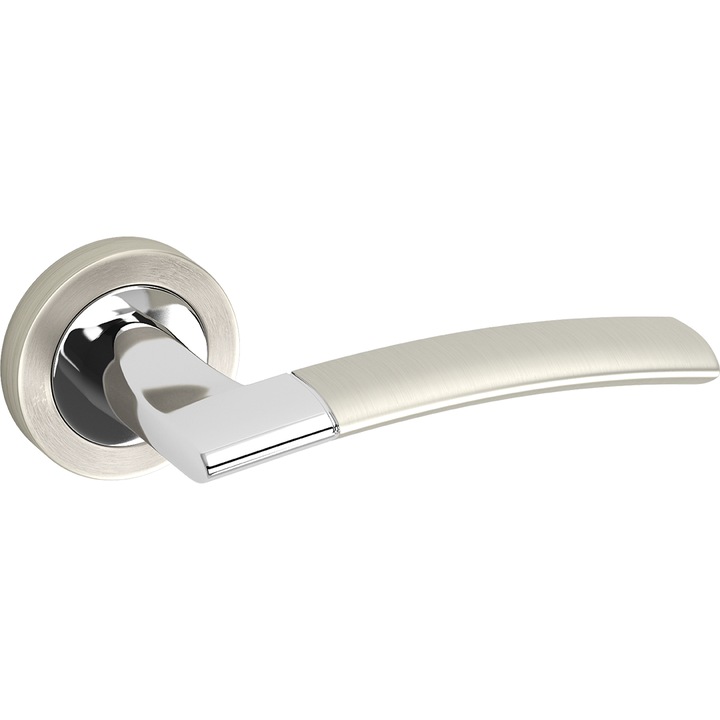 Maner usa, Kuchinox, Luxor, satinat si crom, set de 3 bucati