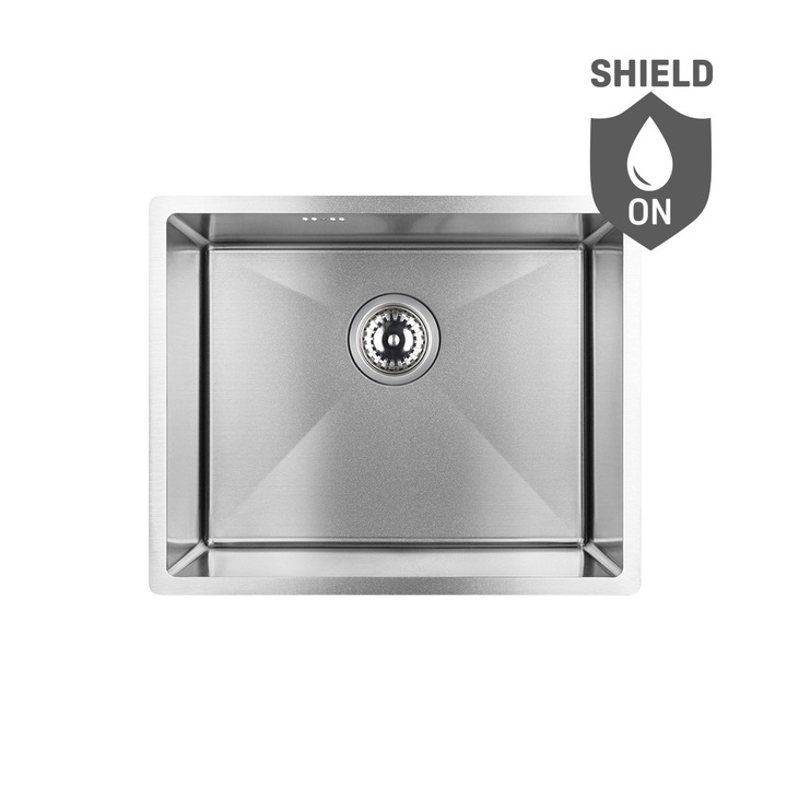 Chiuveta bucatarie Laveo Marmara 1 compartiment, otel inoxidabil 304, design minimalist, montaj versatil