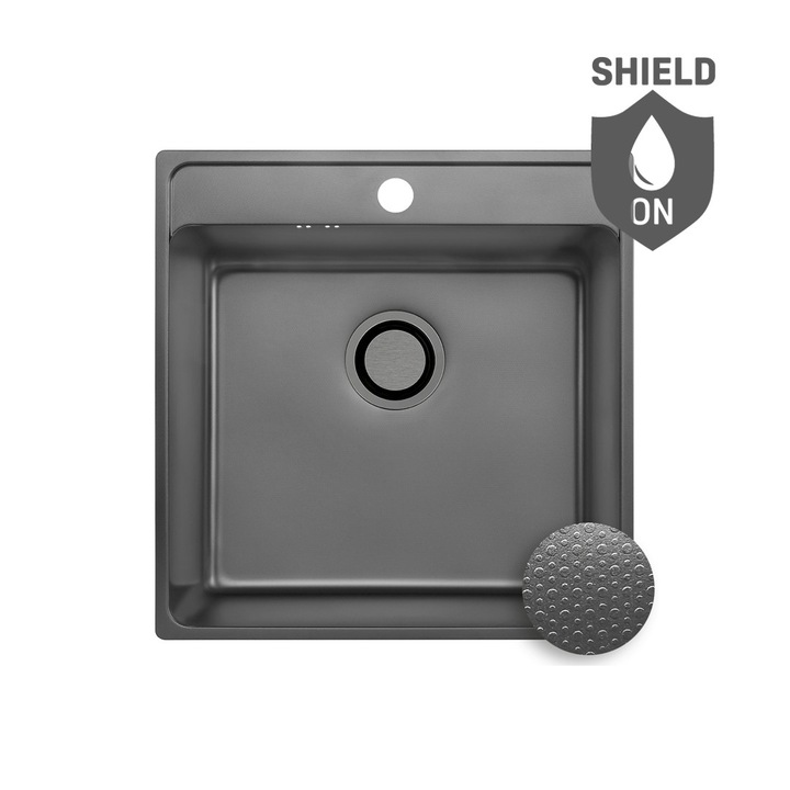 Chiuveta Laveo Besos, inox 304, design modern, usor de instalat