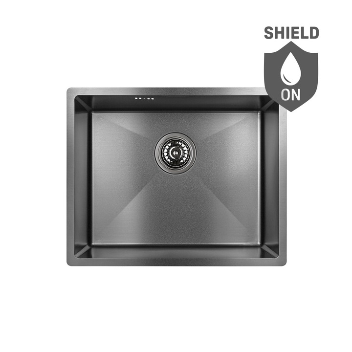 Chiuveta bucatarie Laveo Marmara 1 compartiment, otel inoxidabil 304, design minimalist, montaj versatil