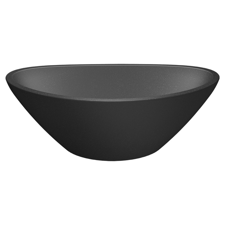 Lavoar granit Vela, Laveo, compact, negru